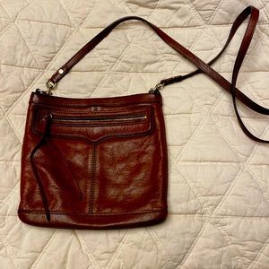 Brown leather Rebecca Minkoff crossbody